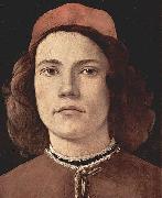 Sandro Botticelli Portrat eines jungen Mannes oil